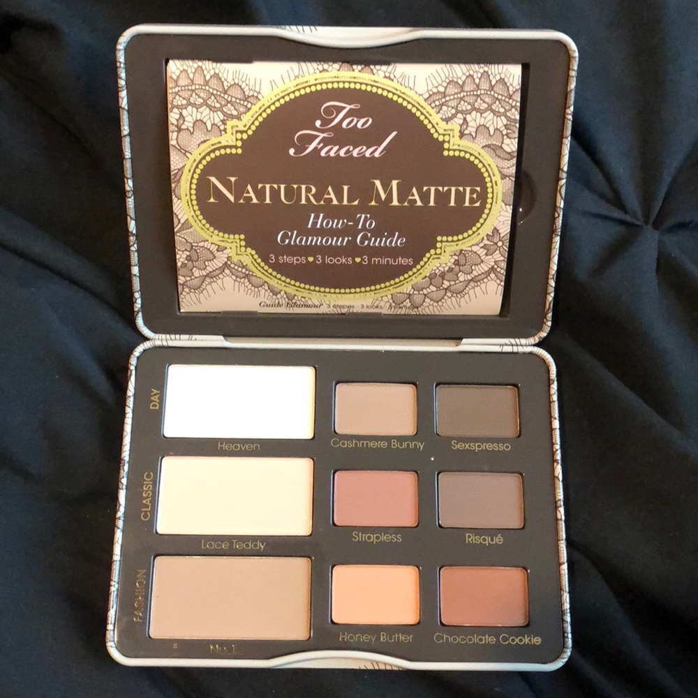 Too Faced natural matte eyeshadow